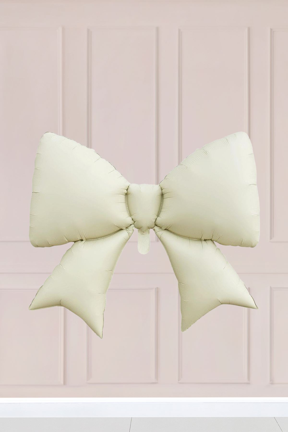 Büyük Krem Fiyonk Folyo Balon 98x75cm