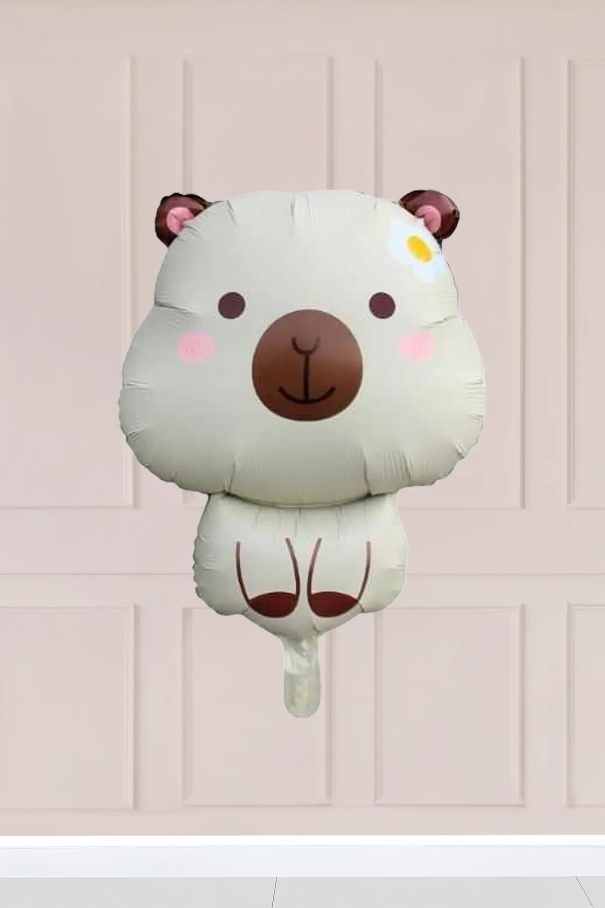 Kapibara Folyo Balon KREM Capybara Şekilli Balon