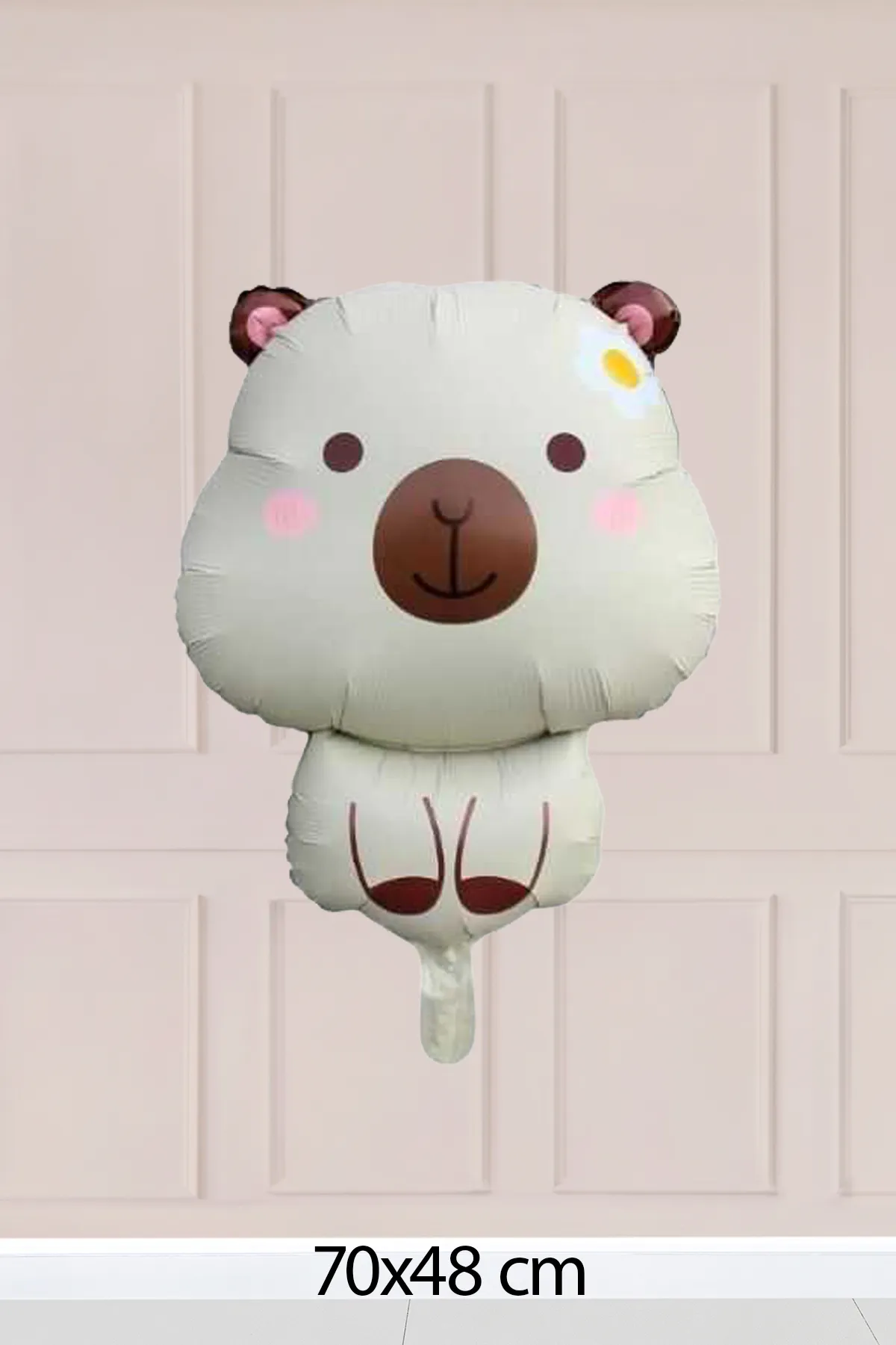 Kapibara Folyo Balon KREM Capybara Şekilli Balon