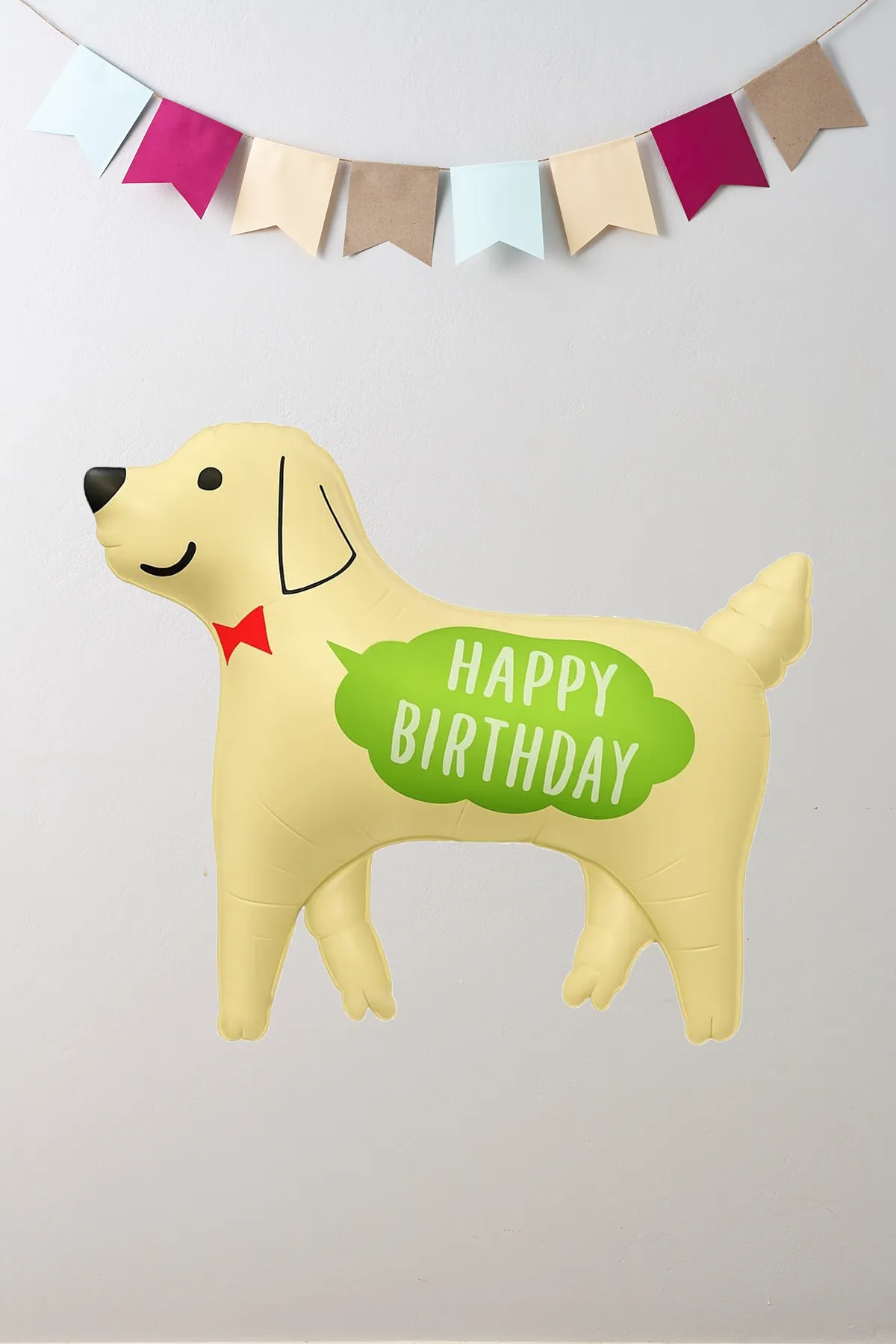 Köpek Folyo Balon Happy Birthday Yazılı 7371