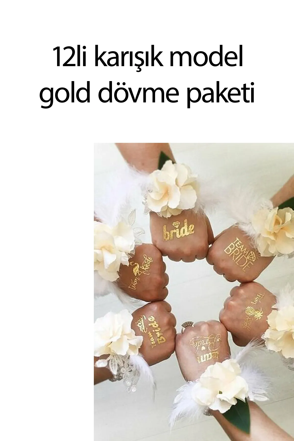 Gold Renk Bride To Be Parti Seti Altın Tema Bride Partisi Malzemeleri
