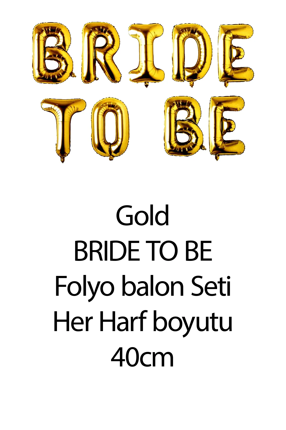 Gold Renk Bride To Be Parti Seti Altın Tema Bride Partisi Malzemeleri