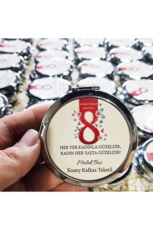İsimli Cep Aynası 8 Mart Hediyesi