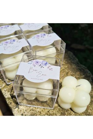 Bubble Mum Hediyelik Mika Kutulu Nikah Şekeri