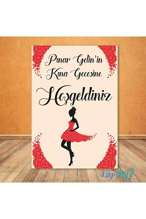 Kına Gecesi Karşılama Panosu knkp004