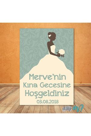 Kına Gecesi Karşılama Panosu knkp007