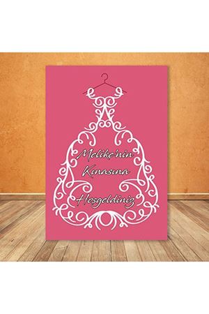 Kına Gecesi Karşılama Panosu knkp008