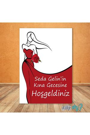 Kına Gecesi Karşılama Panosu knkp002