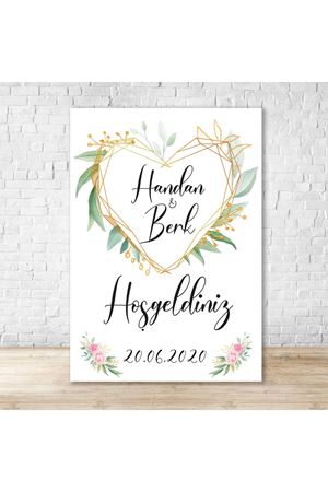 Kişiye Özel Modern Tasarım Trend Karşılama Panosu