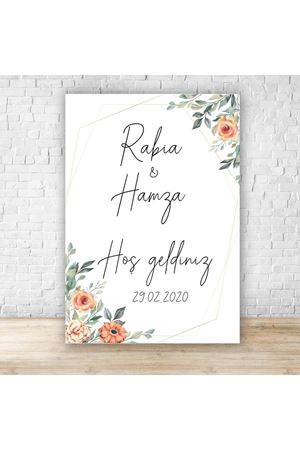 Kişiye Özel Baskılı Hoşgeldiniz Panosu