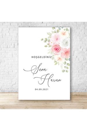 Şık Sade Hoşgeldiniz Karşılama Panosu