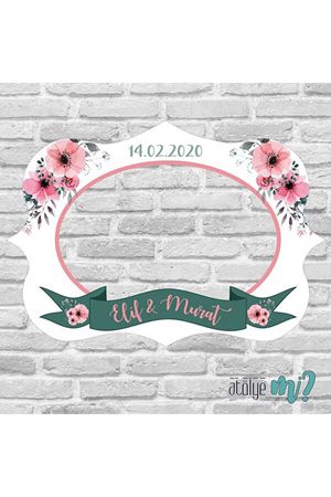 Düğün Nişan Hatıra Fotoğraf Çerçevesi - hc001