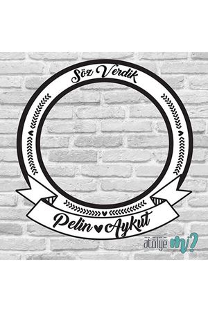 Düğün Nişan Hatıra Fotoğraf Çerçevesi - hc005