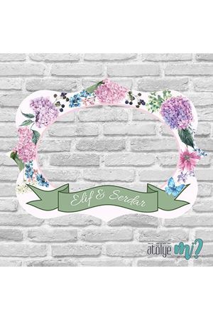 Düğün Nişan Hatıra Fotoğraf Çerçevesi - hc006