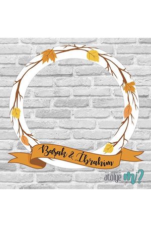 Düğün Nişan Hatıra Fotoğraf Çerçevesi - hc002