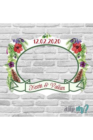 Düğün Nişan Hatıra Fotoğraf Çerçevesi - hc004