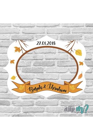 Düğün Nişan Hatıra Fotoğraf Çerçevesi - hc003