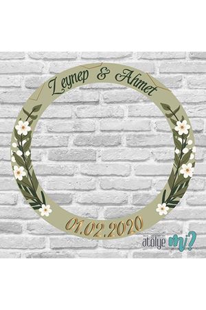 Düğün Nişan Hatıra Fotoğraf Çerçevesi - hc010