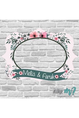 Düğün Nişan Hatıra Fotoğraf Çerçevesi - hc015