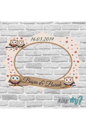 Düğün Nişan Hatıra Fotoğraf Çerçevesi - hc014