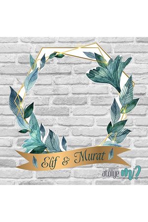 Düğün Nişan Hatıra Fotoğraf Çerçevesi - hc012