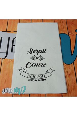 Kişiye Özel Baskılı Peçete dnbp012