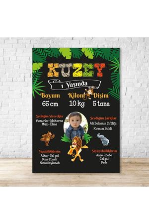 Safari Konsept Fotoğraflı Pano