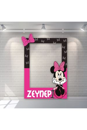 Minie Mouse Konsept Doğum Günü Fotoğraf Çerçevesi 2