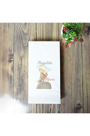 İsme Özel Baskılı Peçete Küçük Prens Konsept