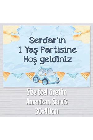 İsme Özel Üretim Amerikan Servis - Oyuncak Araba Konsept