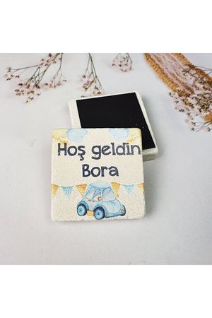Oyuncak Araba Konsept Taş Magnet 5x5cm