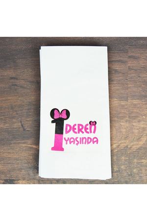 Minie Mouse Konsept İsim Baskılı Peçete