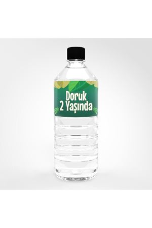 Safari Konsept Su Şişesi Etiketi