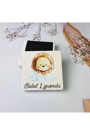 Aslan Konsept Taş Magnet 5x5cm