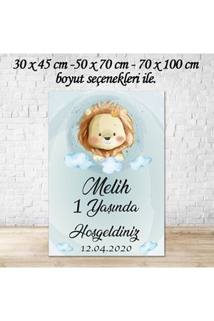 Ayaklı Karşılama Panosu - Aslan Konsept