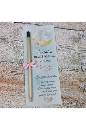 Tohumlu Kalem Hediyelik - Anne Kız Tavşan Konsept