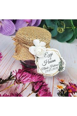 Kavanoz Nikah Şekeri - Nişan Hediyesi dnkv004