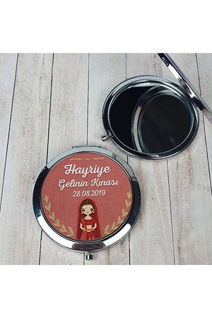 Kına Hediyesi Cep Aynası Kına Kızı
