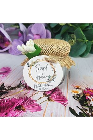 Kavanoz Nikah Şekeri - Nişan Hediyesi dnkv012