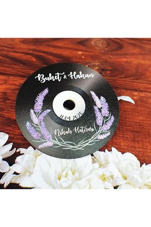 Ahşap Plak Magnet Nikah Hatırası