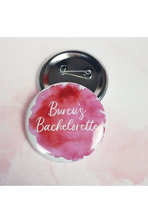 Bekarlığa Veda Rozeti - İsme Özel Üretim