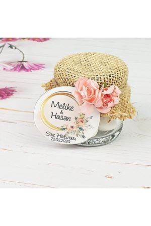 Kavanoz Nikah Şekeri - Nişan Hediyesi dnkv013
