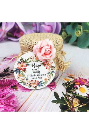 Kavanoz Nikah Şekeri - Nişan Hediyesi dnkv008