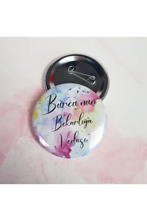 İsme Özel Bekarlığa Veda Partisi Nedime Rozeti