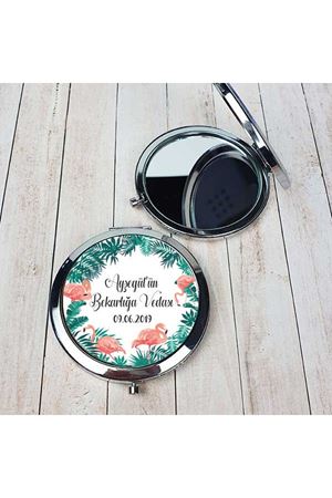 Flamingo Konsept Kına Gecesi Hediyesi Ayna Hediyelik