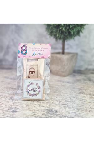 8 Mart Hediyesi Türk Kahveli Çikolatalı Hediyelik