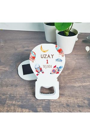 Açacak Magnet Balon Şekilli Uzay Konsept