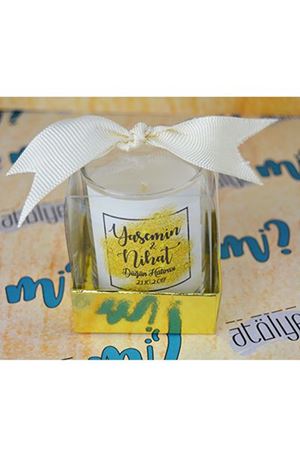 Kutulu Mum Hediyelik - dnmm001