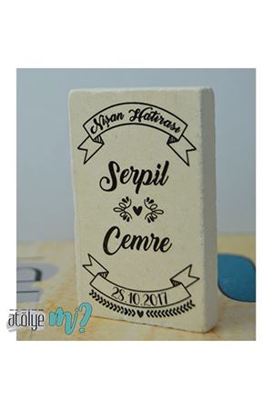 Kişiye Özel Taş Magnet - dnts006