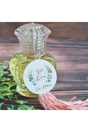 Taç Kapak Cam Şişe Kolonya Hediyelik dnkt006